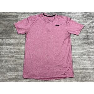 Nike Utility Static Shirt Men Medium‎ Red Performance Athleisure Stretch Trainin